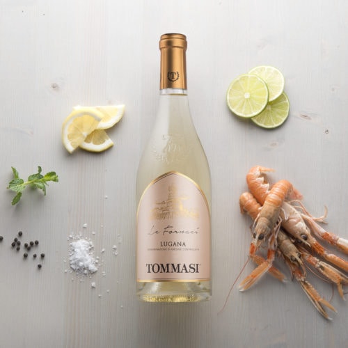 Scampi Vini Tommasi Lugana Le Fornaci Food Styling by Luisa Chiddo